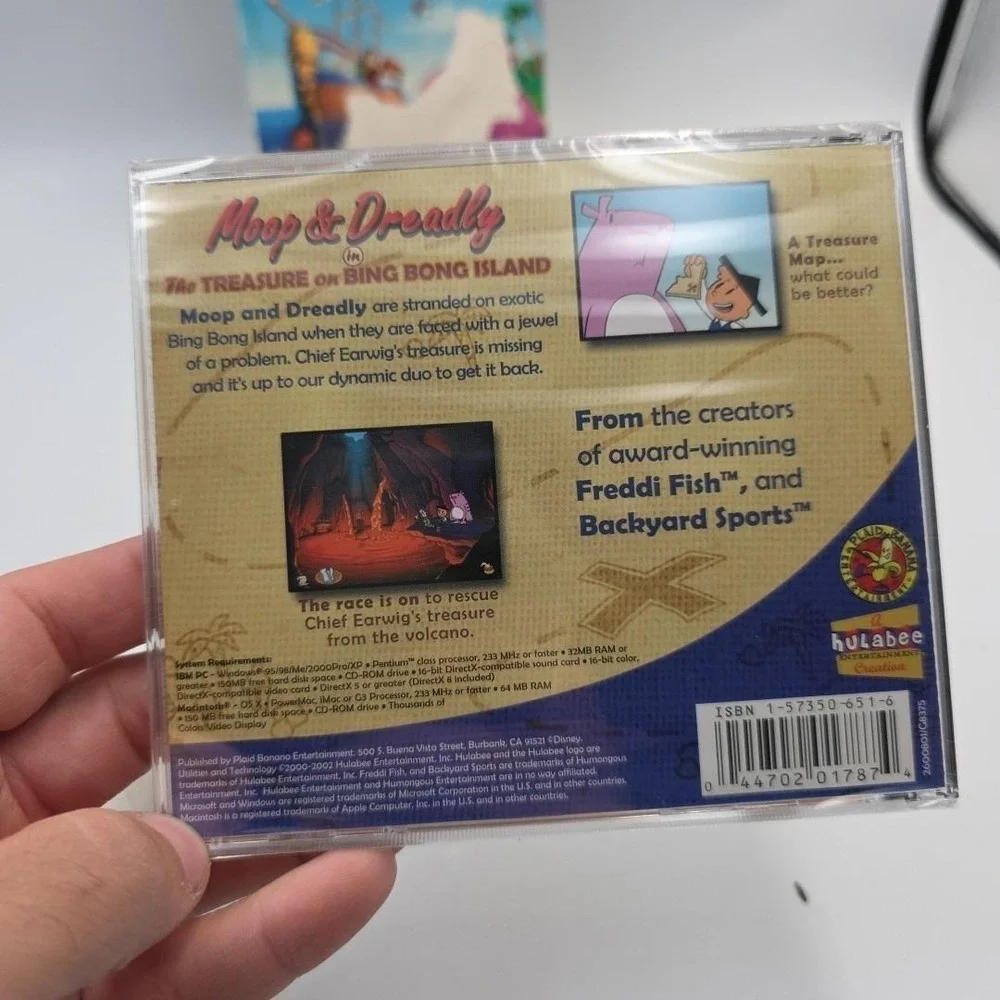 Moop & Dreadly in Treasure on Bing Bong Island (Mac and Windows, 2002) Game Seal